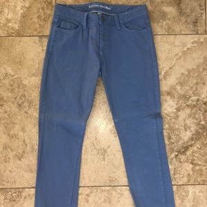 Banana Republic blue skinny jeans